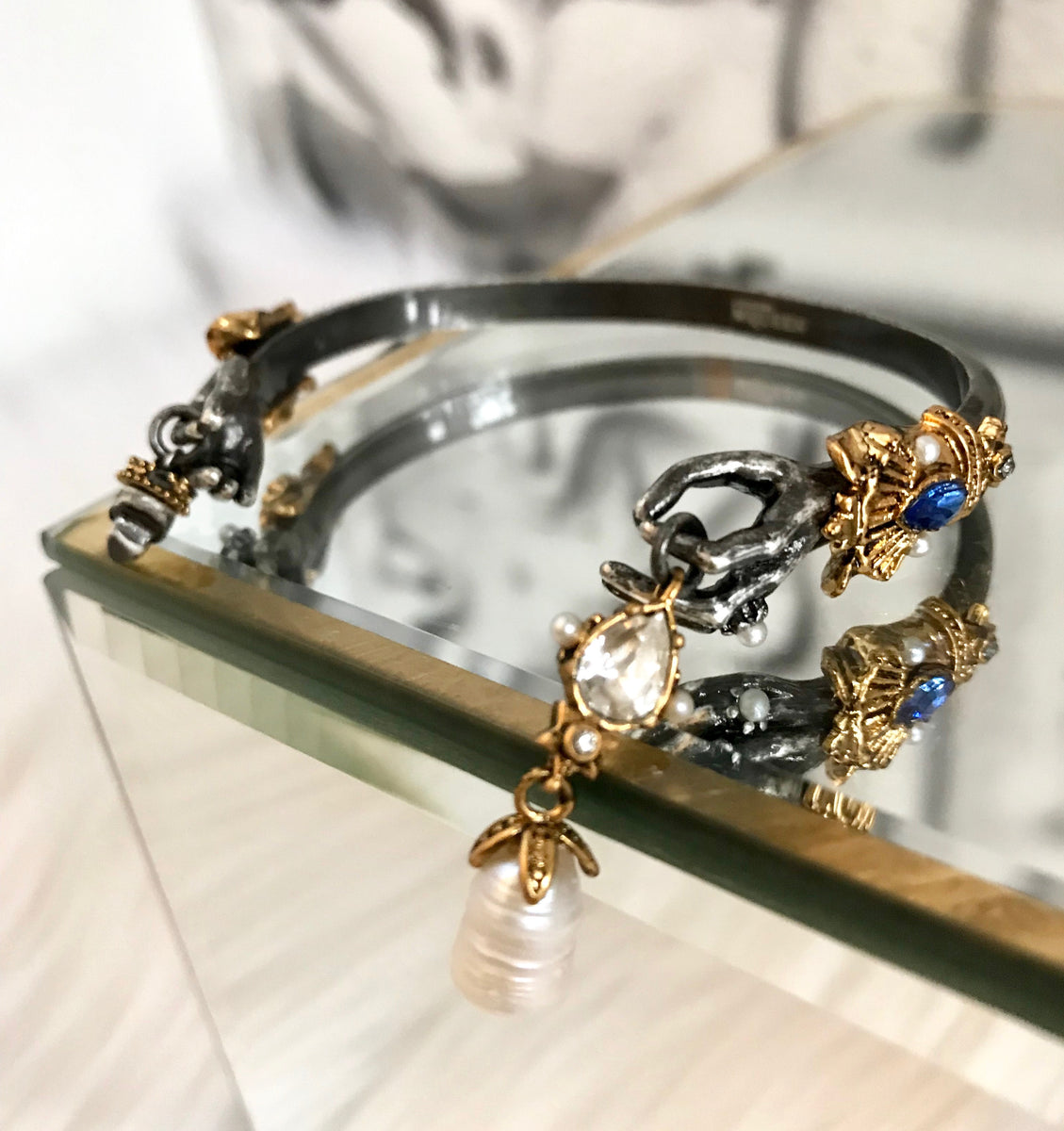 Alexander McQueen Skull Bracelet – Clutch & Covet, LLC