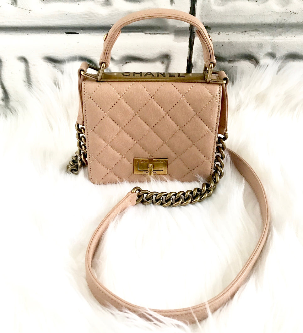 CHANEL Trendy Mini Quilted Crossbody Bag