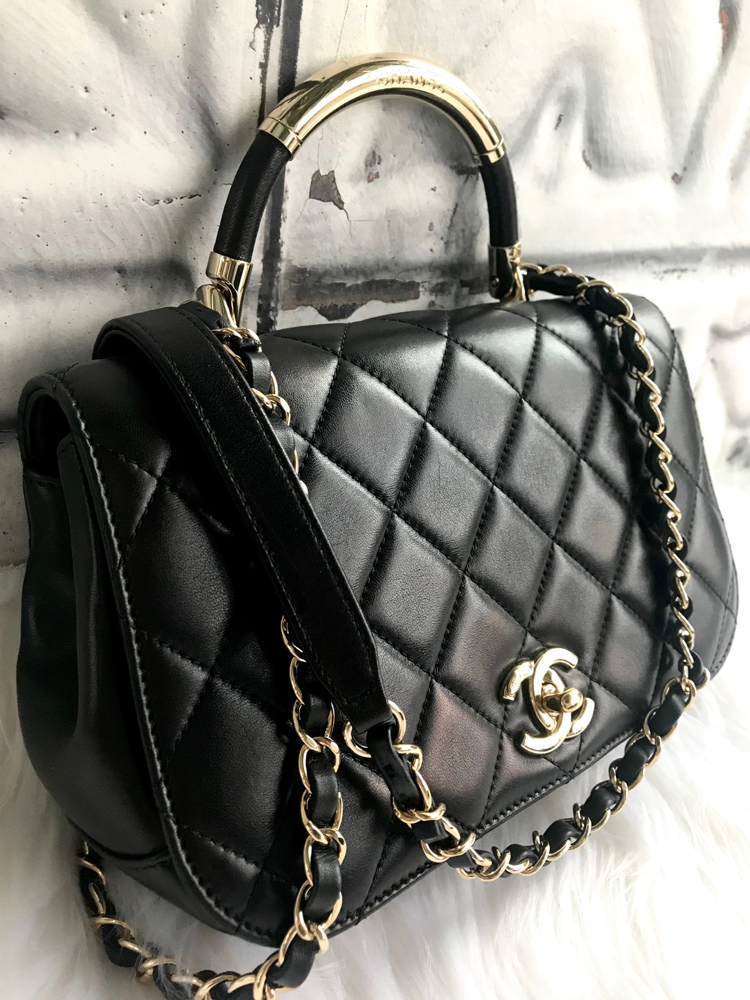chanel carry chic flap bag