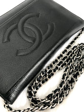 CHANEL Black Wallet on Chain Caviar Leather