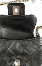 CHANEL Mini Calfskin Messenger Bag Black