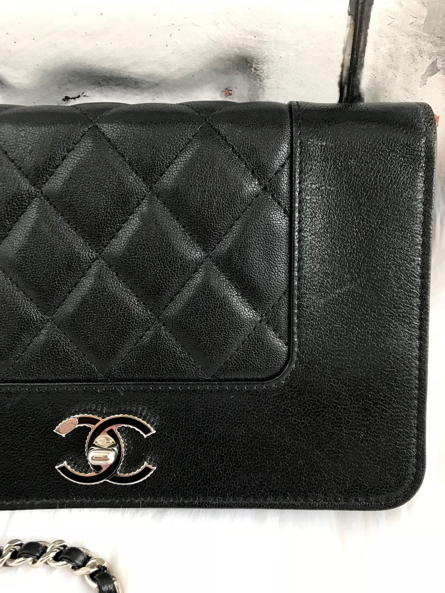 Chanel Paris in Rome Zipped Wallet