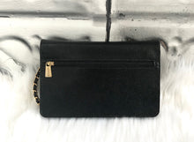 CHANEL Black Wallet on Chain Gold Hardware