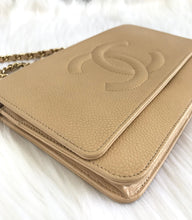 CHANEL Nude Wallet on Chain Gold Hardware