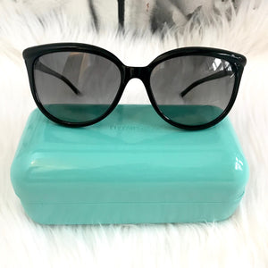 Tiffany & Co. Black Sunglasses with Pearl Accent