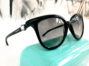 Tiffany & Co. Black Sunglasses with Pearl Accent