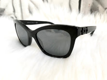 CHANEL Black Cat-Eye Sunglasses 5313