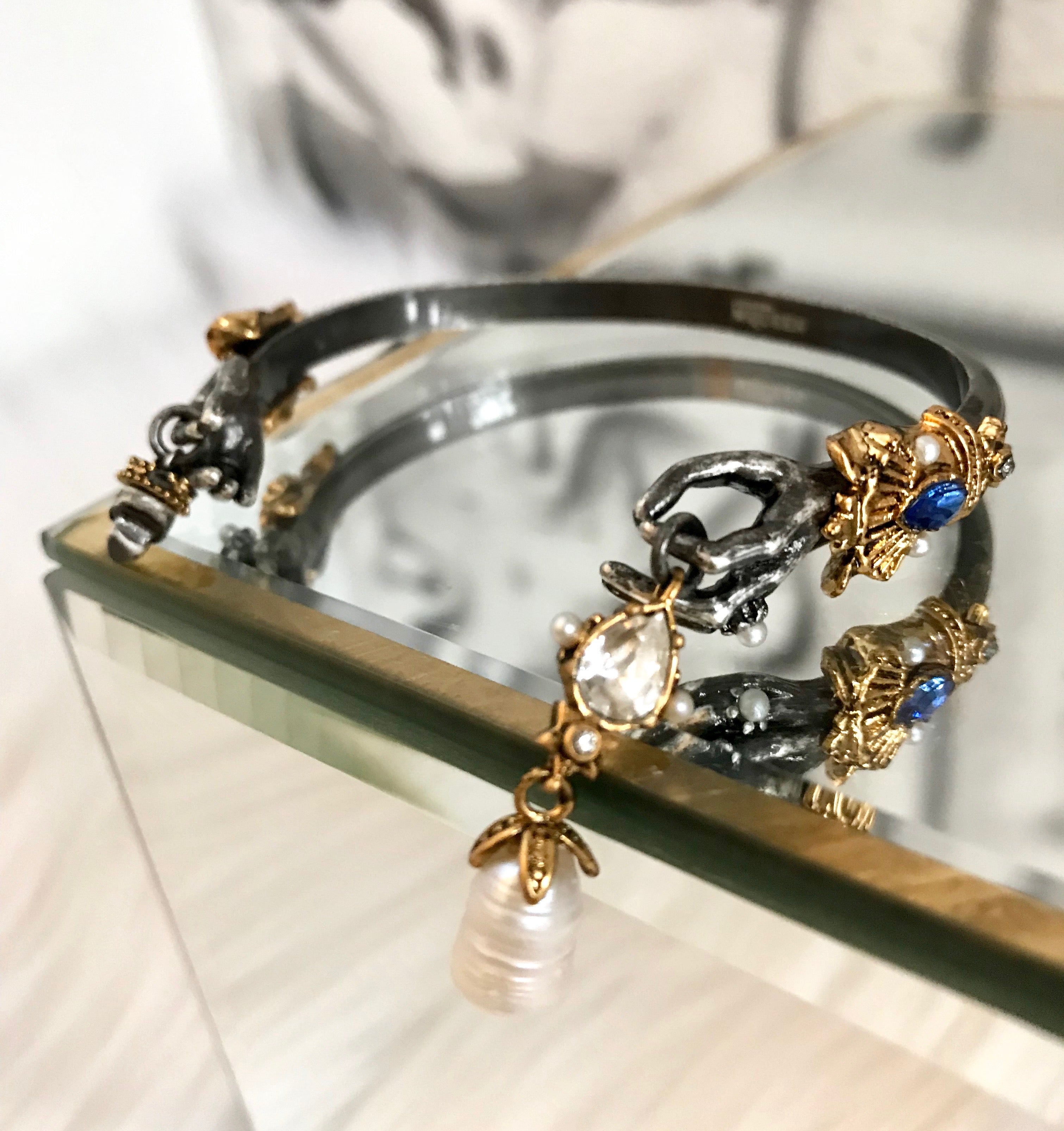 Alexander McQueen Skull Bracelet – Clutch & Covet, LLC Alexander McQueen Skull Bracelet – Clutch & Covet, LLC