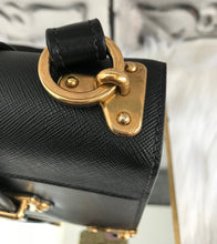 Prada Cahier Leather Shoulder Bag