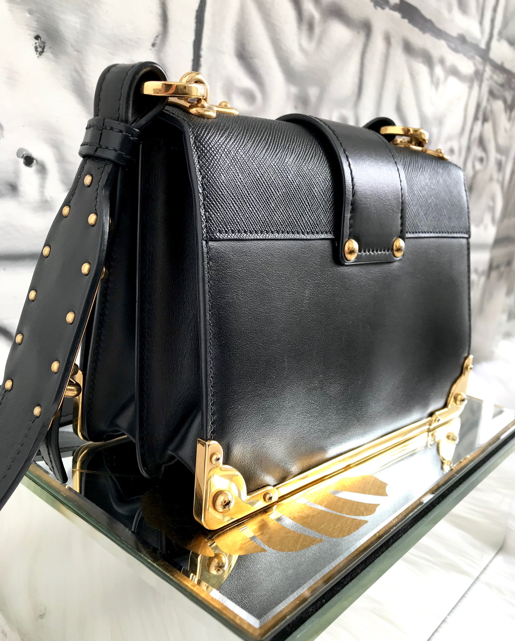 Fake prada cahier bag on sale
